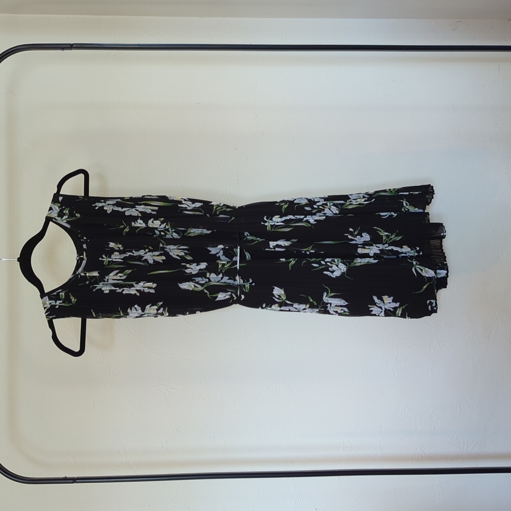 Banana Republic Crinkle Chiffon floral Short Dress NWT